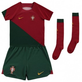 Portugal 2023/2024 Hjemmebanetrøje Børn Kortærmet